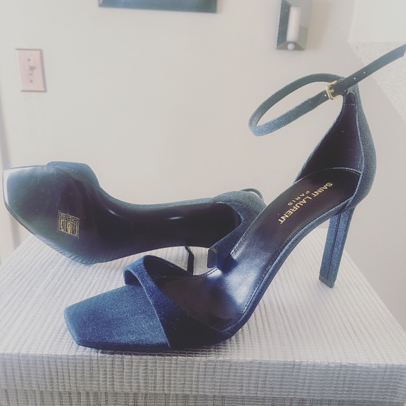 Yves Saint Laurent Shoes - YSL- Bea Denim Stiletto (BOX AND SHOE DUSTER INCLUDED)
